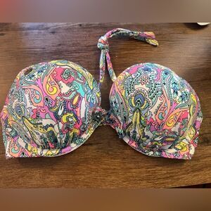 Colorful Paisley Bikini Top